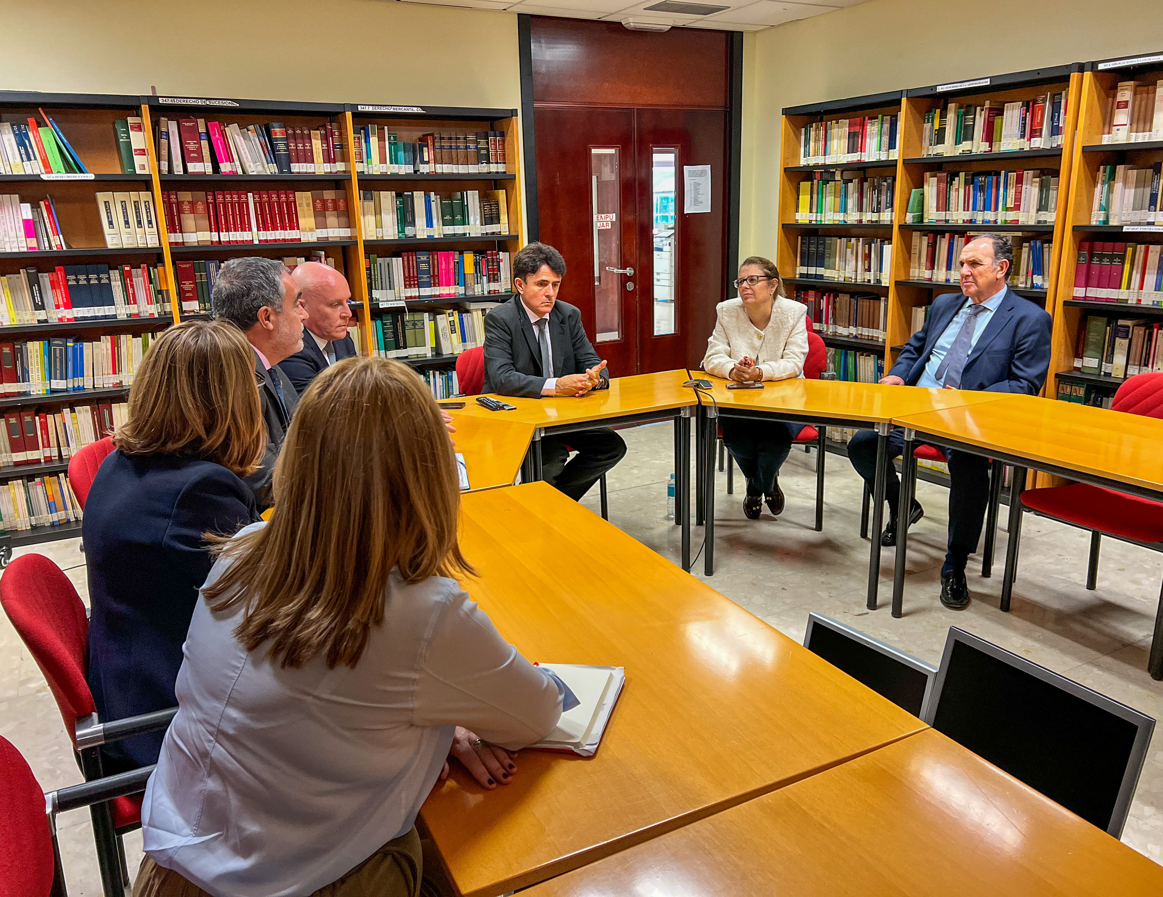 Portada de Visita institucional de los vocales del Consejo General del Poder Judicial